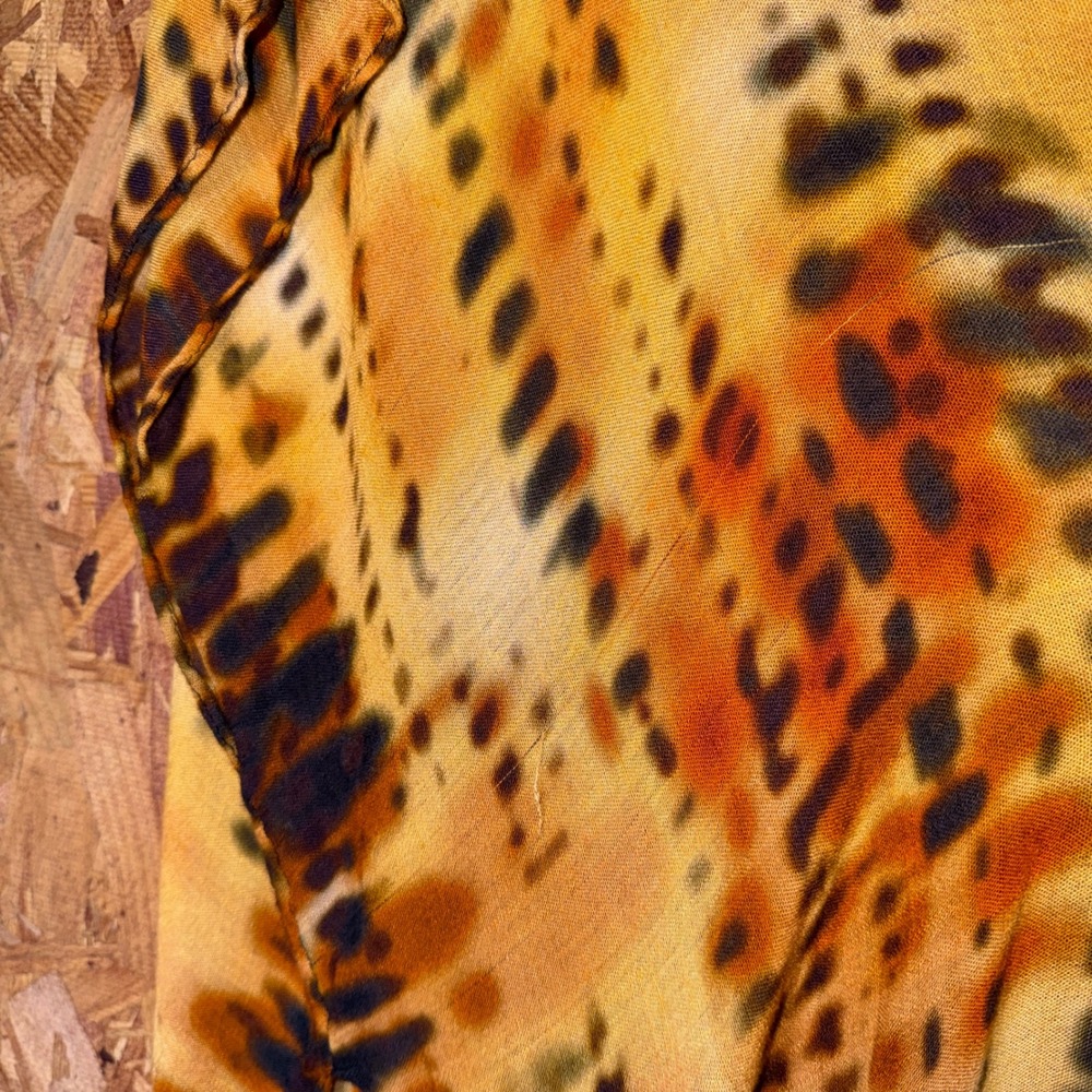 Ruggine Leopard Animal Print Lightweight Tunic Kimono Top Boho Coastal Resort OS - Picture 6 of 8